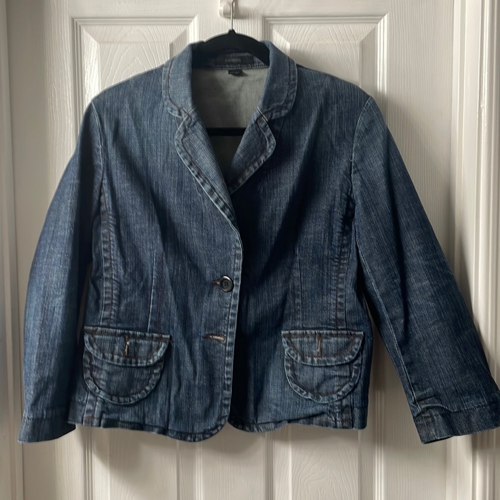 Denim jacket 3/4 sleeve